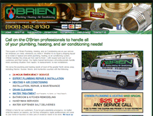 Tablet Screenshot of obrienplumbingandheating.com